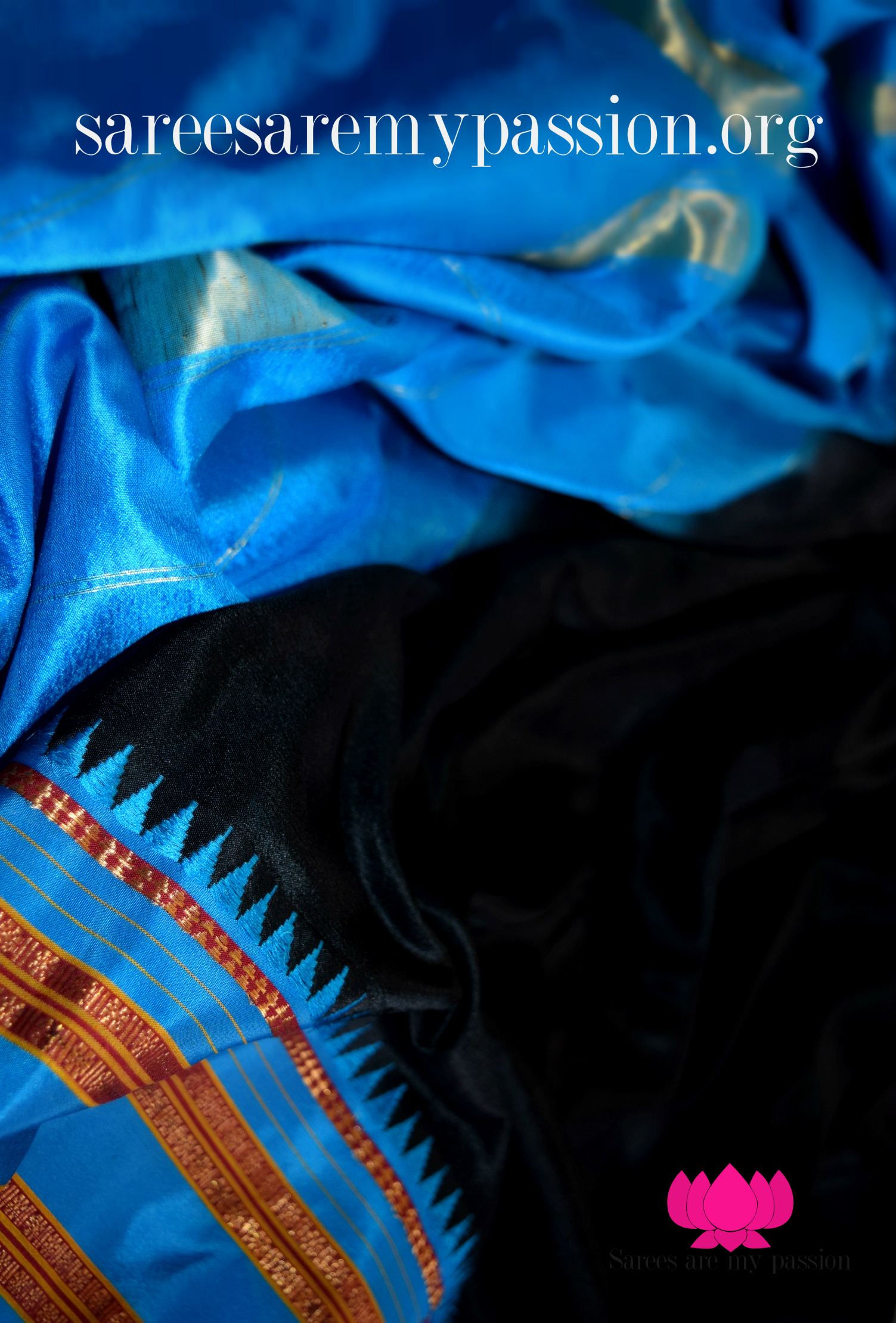 Handwoven Narayanpet Silk Saree With Temple Border | Stylish sarees,  Marathi saree, Stylish blouse design